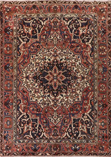 Handmade Wool Bakhtiari Persian Area Rug 10x13