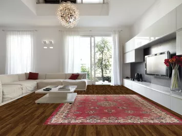 Pink Floral Mahal Persian Large Rug 10x14