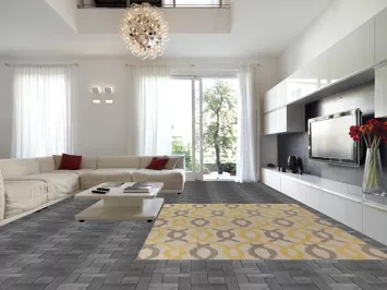 All-Over Trellis Modern Oriental Area Rug 9x12