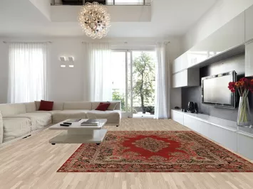 Vintage Floral Mahal Persian Rug 11x14