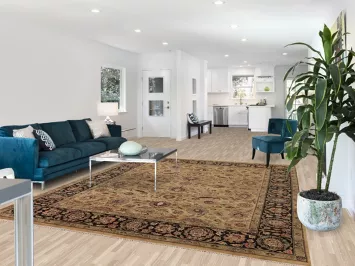 All-Over Floral Agra Oriental Area Rug 8x10