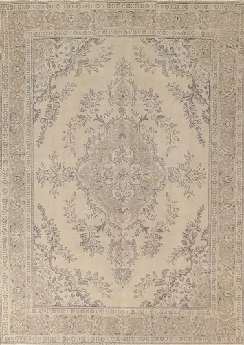 Distressed Tabriz Persian Area Rug 8x11