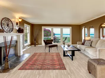 Vintage Geometric Lori Persian Area Rug 5x9