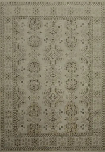 Exquisite Oushak Area Rug 8x10 Featuring Ornate Craftsmanship