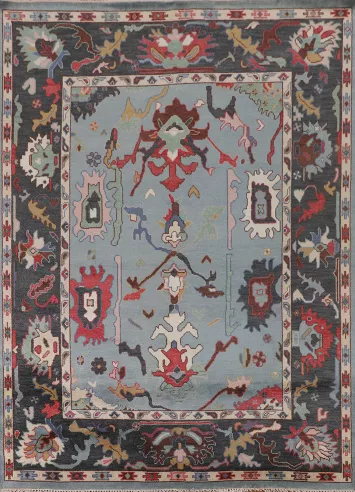 Handmade Wool Oushak Indian Area Rug 8x10