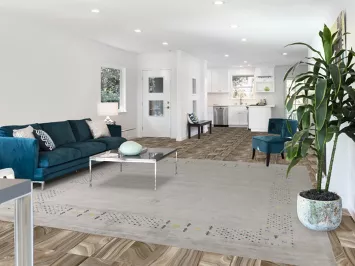 Sage Green Square Gabbeh Oriental Area Rug 9x10