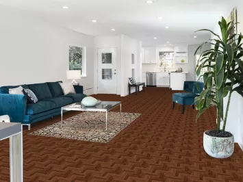 Antique Floral Wool Mahal Persian Accent Rug 4x6