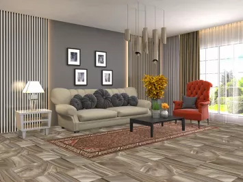 Geometric Hamedan Persian Runner Rug 4x10