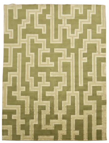All-Over Nepalese Modern Area Rug 9x12