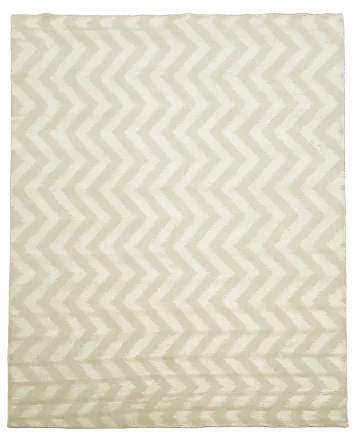 Chevron Style Nepalese Indian Area Rug 8x10