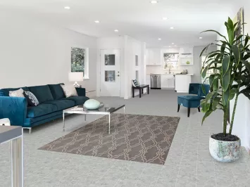 All-Over Trellis Indian Area Rug 5x8