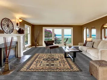 Vintage Tribal Ardebil Persian Area Rug 7x10