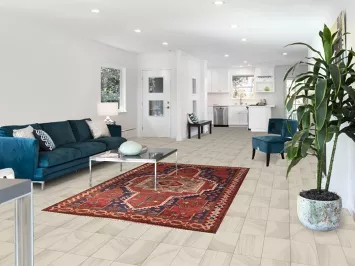 Handmade Wool Sirjan Persian Area Rug 5x8