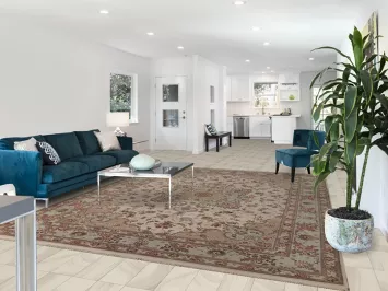 Vegetable Dye Tabriz Chinese Area Rug 9x12