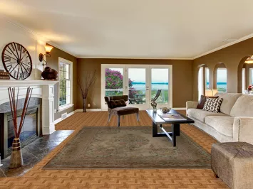 Handmade Silk Art-Deco Chinese Area Rug 8x10