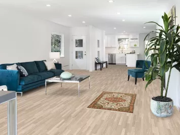 Floral Ivory Kashan Oriental Rug 3x4