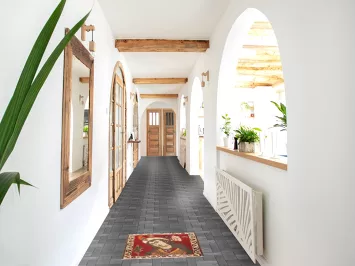 Square Pictorial Shiraz Persian Rug 2x2