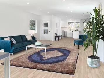 Traditional Qum Oriental Area Rug 7x10