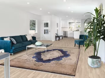 Traditional Kashan Turkish Area Rug 7x10