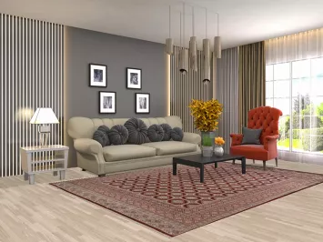 Traditional Tabriz Oriental Area Rug 7x10