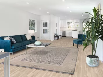 Traditional Floral Qum Turkish Area Rug 7x10