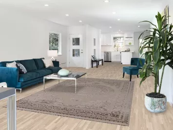 Traditional Kashan Turkish Area Rug 7x10