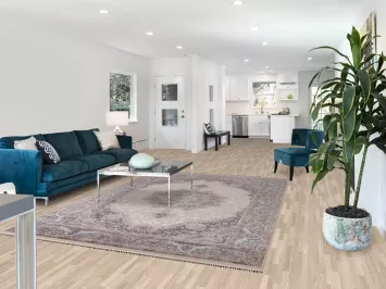 Traditional Floral Kashan Oriental Area Rug 7x10