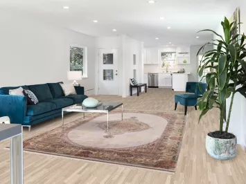 Traditional Silk Qum Turkish Area Rug 7x10