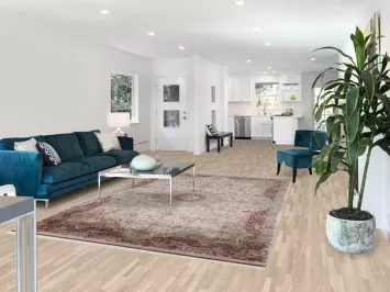 Traditional Floral Tabriz Turkish Area Rug 7x10