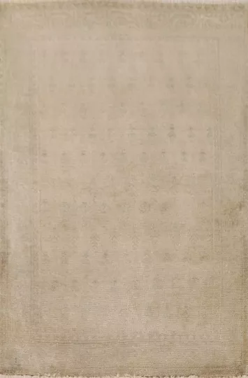 Vintage Distressed Tabriz Persian Rug 3x5