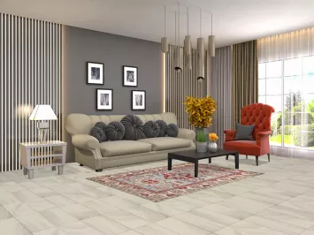 Light Blue Kazak Oriental Rug 4x6