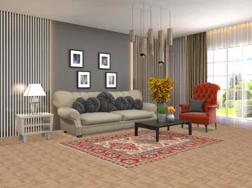 Geometric Kazak Oriental Rug 5x7