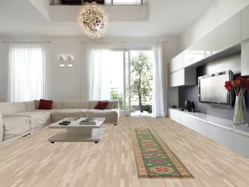 Handmade Green Kazak Oriental Runner Rug 3x16