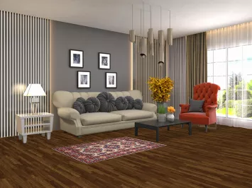 Geometric Wool Kazak Oriental Foyer Rug 3x4