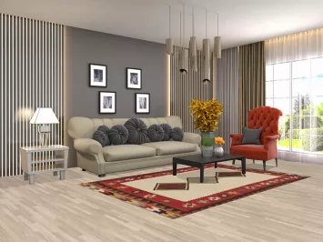 Vegetable Dye Kilim Qashqai Persian Area Rug 5x8