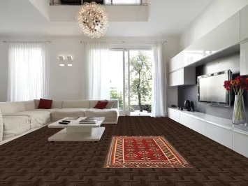 Vegetable Dye Kilim Qashqai Persian Area Rug 5x9