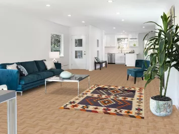 Geometric Kilim Qashqai Persian Rug 4x7