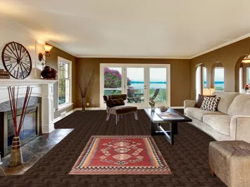 Vegetable Dye Kilim Qashqai Persian Rug 4x7