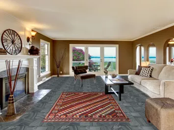 Vegetable Dye Kilim Qashqai Persian Area Rug 5x8