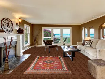 Vegetable Dye Kilim Qashqai Persian Area Rug 5x8