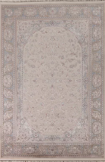 Traditional Floral Tabriz Turkish Area Rug 7x10
