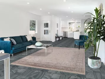 Traditional Floral Tabriz Turkish Area Rug 7x10