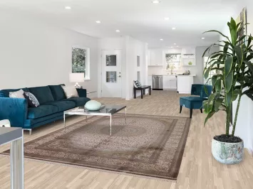 Floral Tabriz Traditional Area Rug 7x10