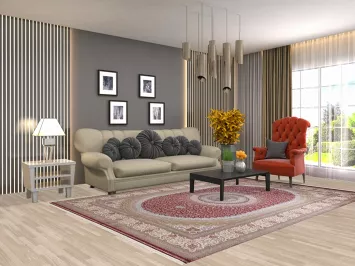 Traditional Tabriz Oriental Area Rug 7x10