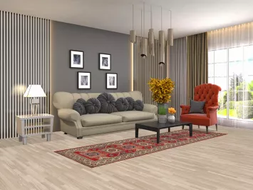 Geometric Kazak Oriental Runner Rug 3x9