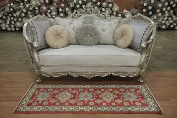 Geometric Kazak Oriental Runner Rug 2x6