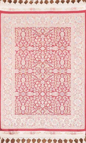 Traditional Foyer Tabriz Oriental Rug 2x3