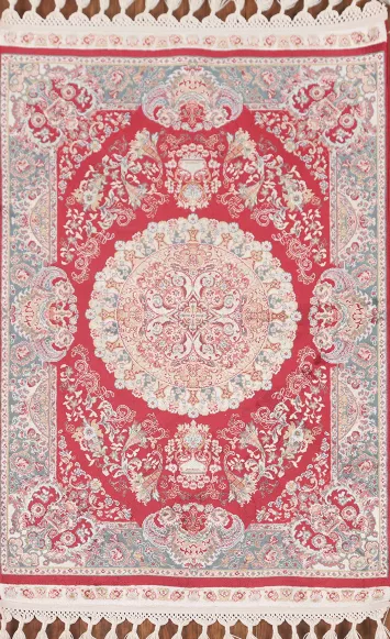 Traditional Foyer Tabriz Oriental Rug 2x3