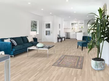 Geometric Kazak Wool Handmade Rug 3x4