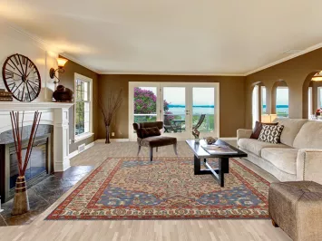 Handmade Heriz Serapi Oriental Area Rug 9x12